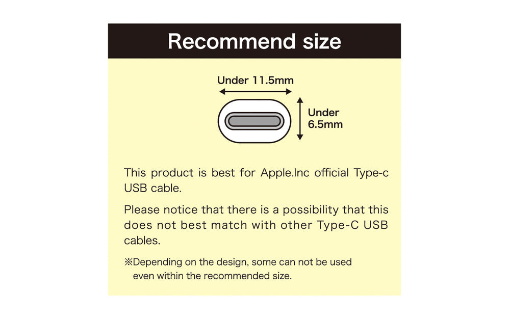 CABLE BITE for Type-C USB
